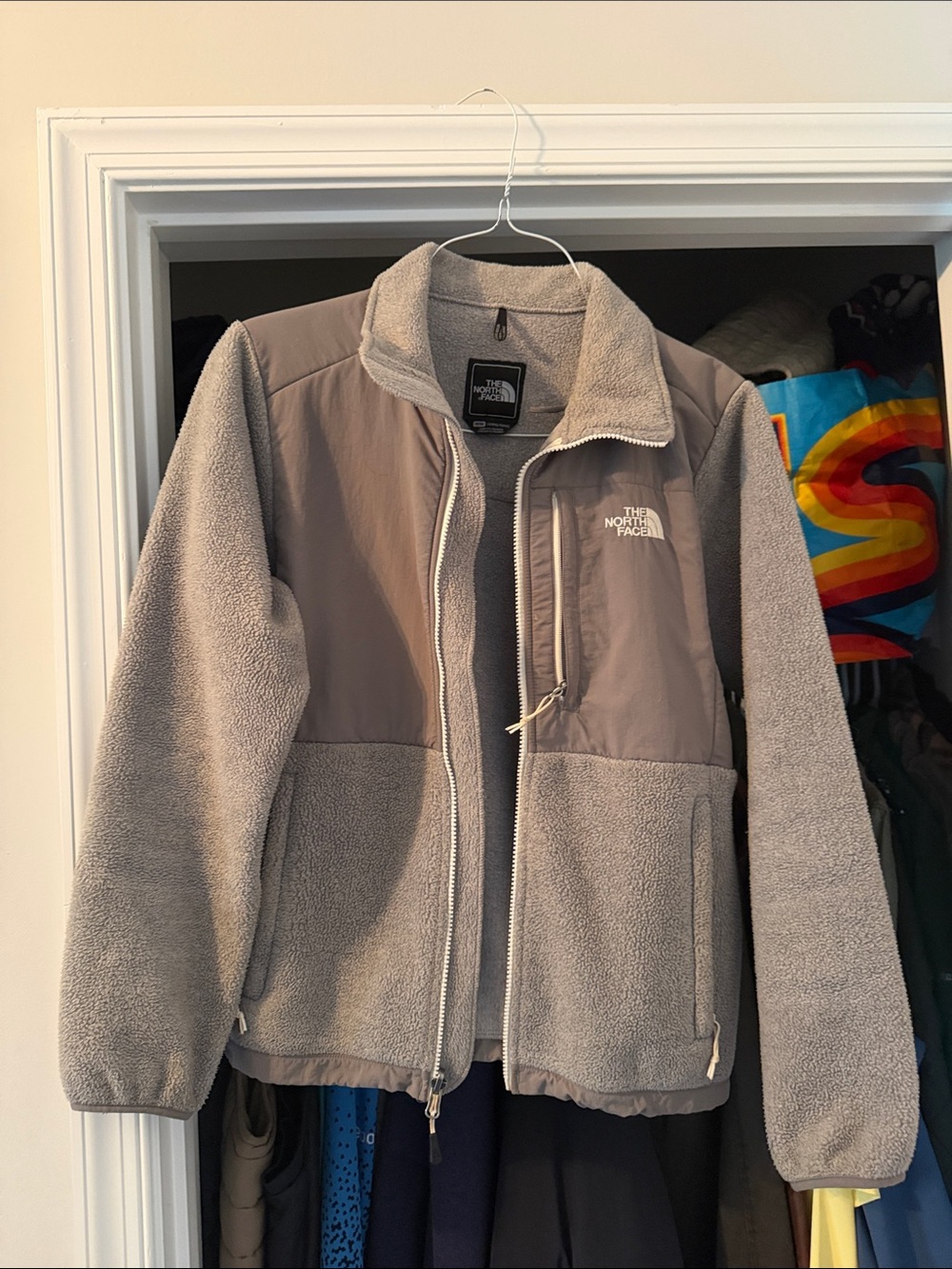 The North Face Men's Light Gray Fleece Jacket